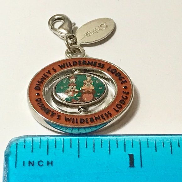 Disney Wilderness Lodge Resort Hotel Charm Zipper Pull Vintage Mickey Humphrey - Picture 10 of 11